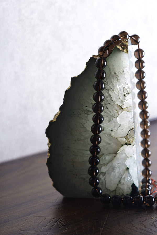Smoky Quartz Beads Necklace