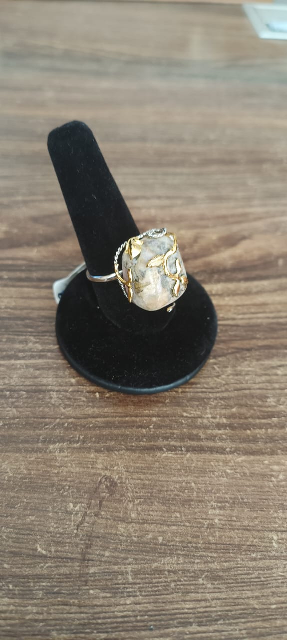 Rhodochrosite Ring
