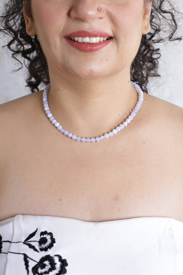 Blue Lace Agate Necklace